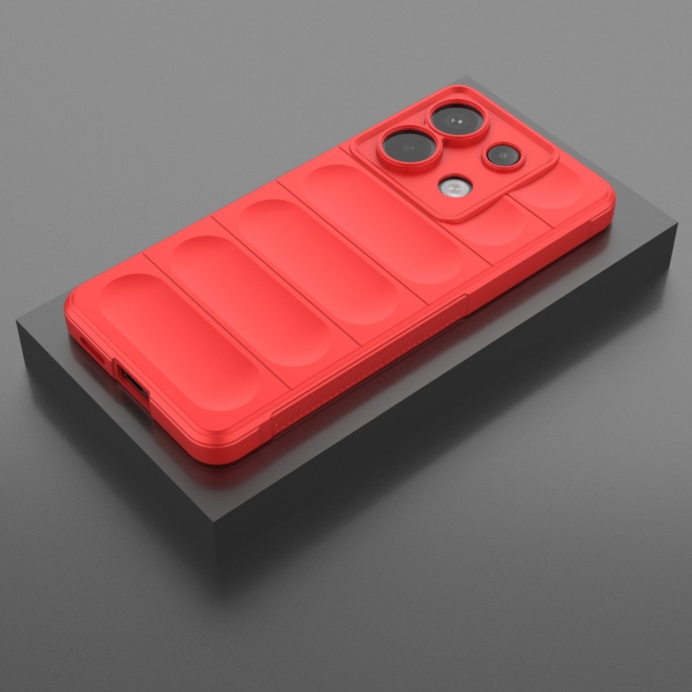 Rugg tartós zselés tok Xiaomi Redmi Note 13 Pro 5G/Poco X6 5G - piros