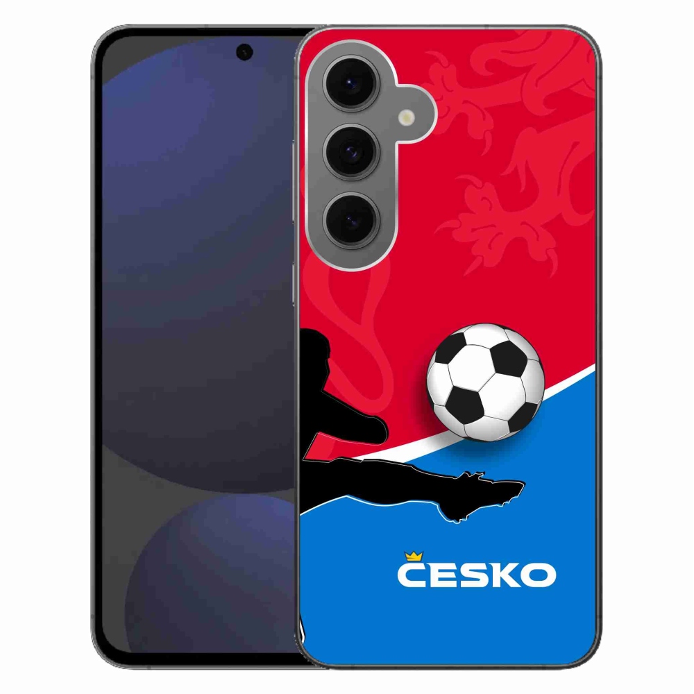 Gél borítás mmCase Samsung Galaxy S24 FE - futball Csehország 2