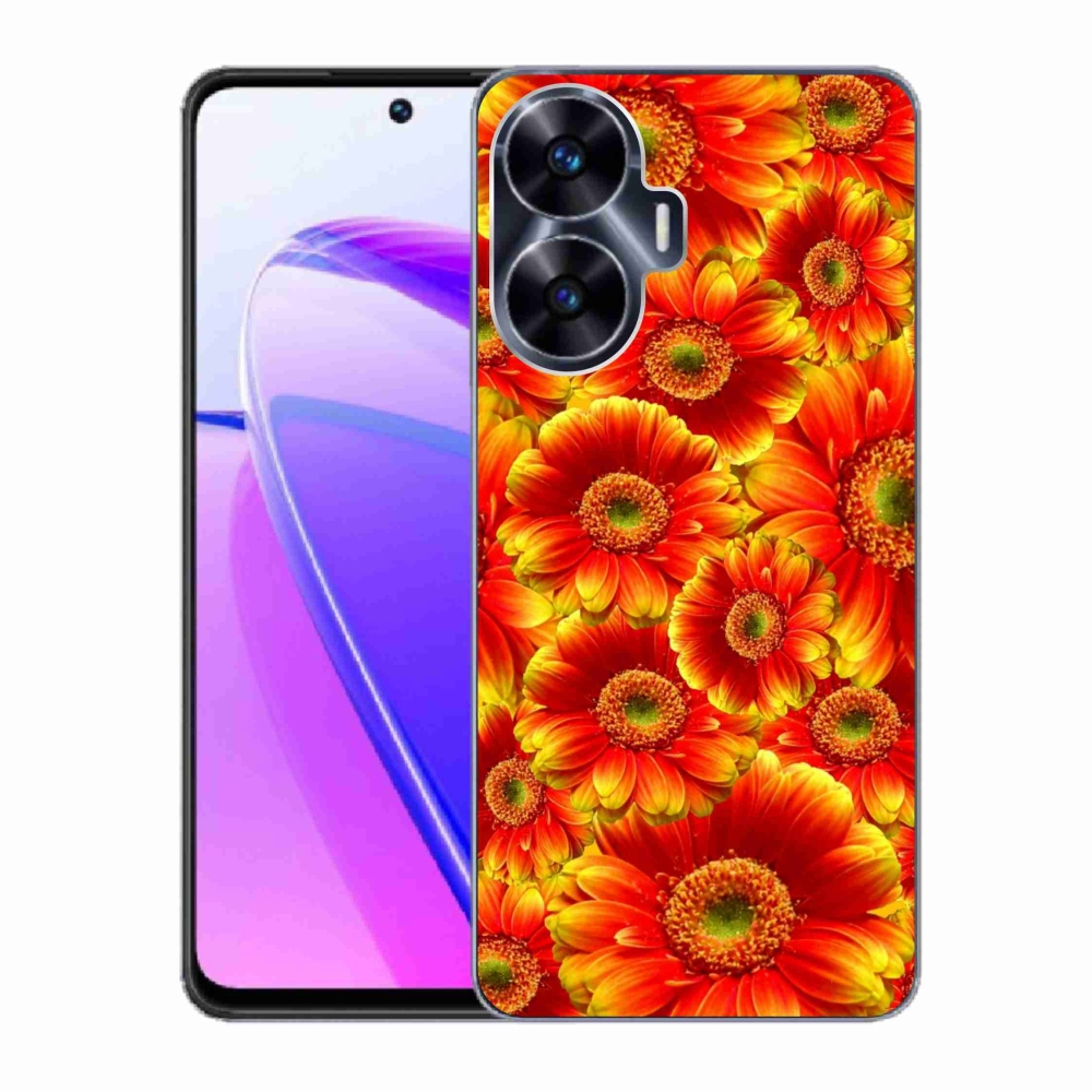Gél borítás mmCase a Realme C55 készülékhez - gerbera 1