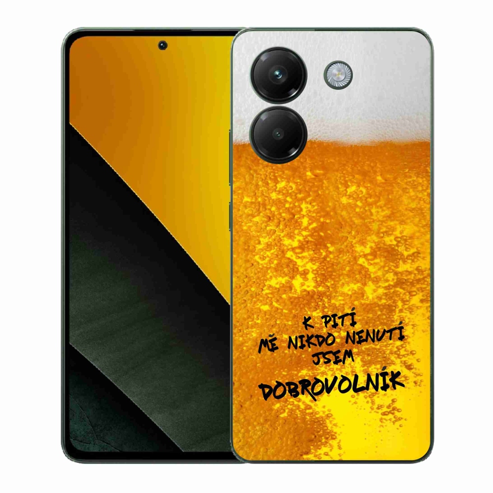 Gél borítás mmCase a Xiaomi Poco M7 Pro 5G számára - sör motívum 4