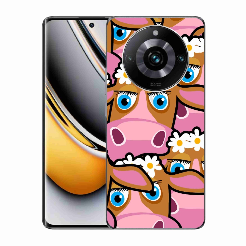 Gél borítás mmCase a Realme 11 Pro/11 Pro+ készülékhez - karikatúrás tehenek