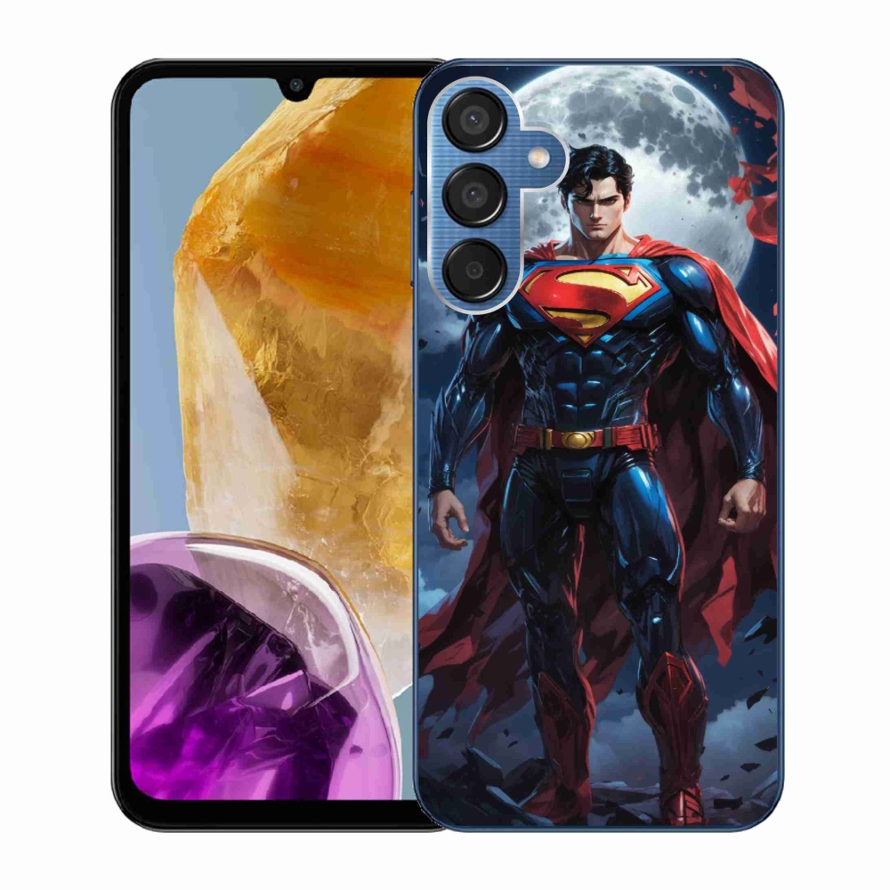 Gél védőhuzat mmCase Samsung Galaxy M15 5G - superman