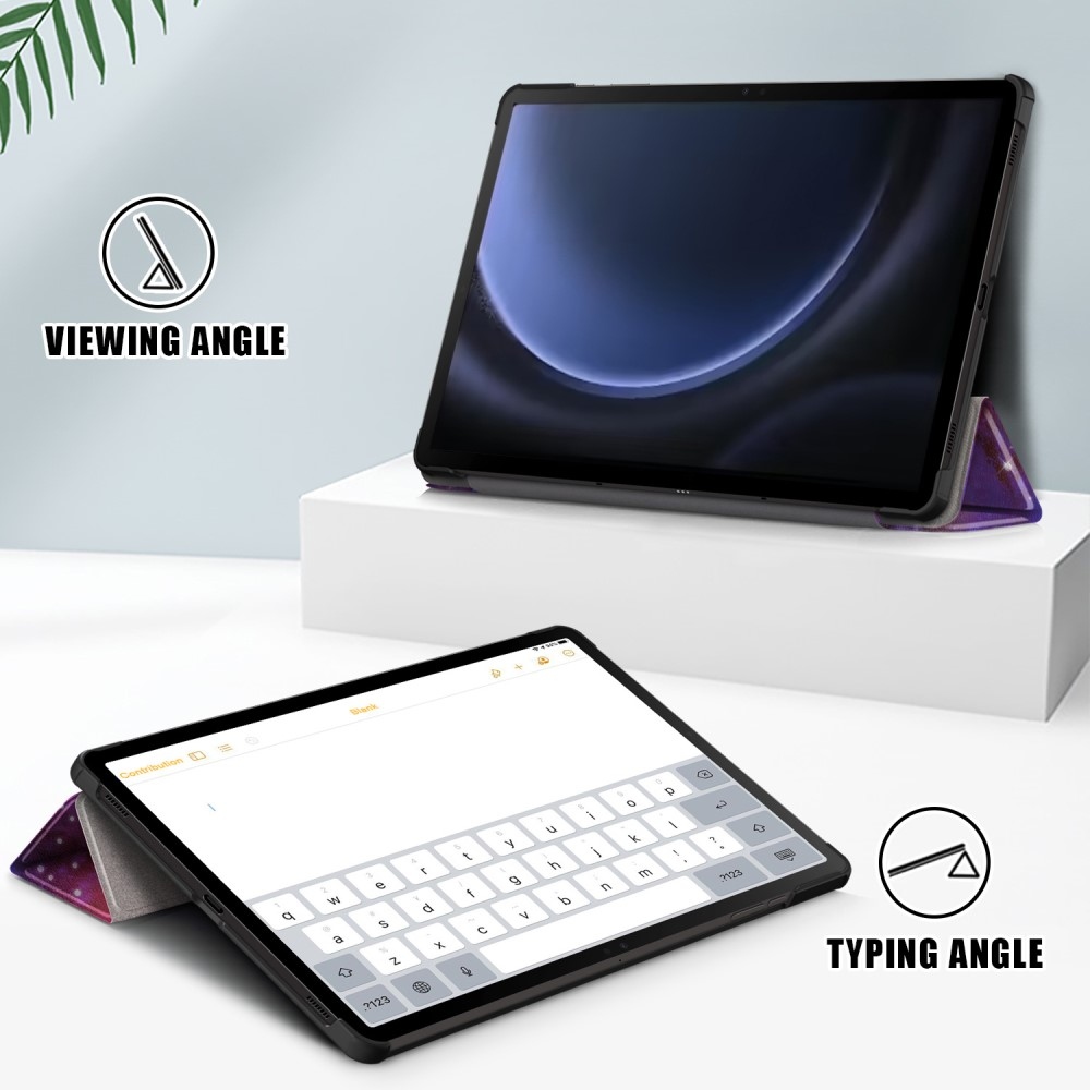 Nyomtatás intelligens záró tok a Samsung Galaxy Tab S9 FE+ készülékhez - univerzum