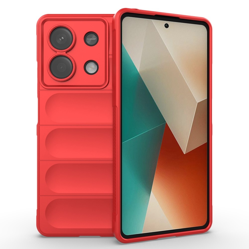 Rugg tartós zselés tok Xiaomi Redmi Note 13 5G - piros