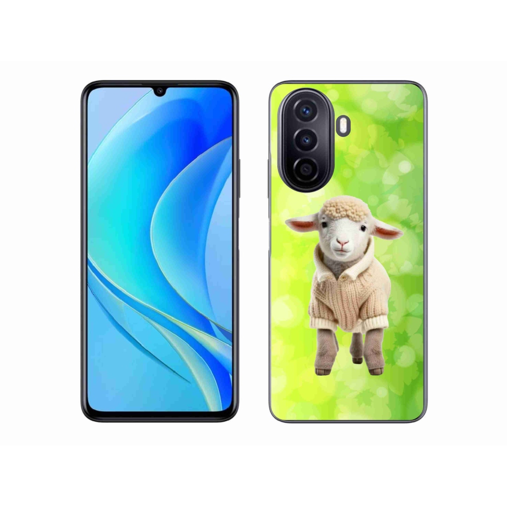 Gél borítás mmCase a Huawei Nova Y70-hez - bárány pulóverben