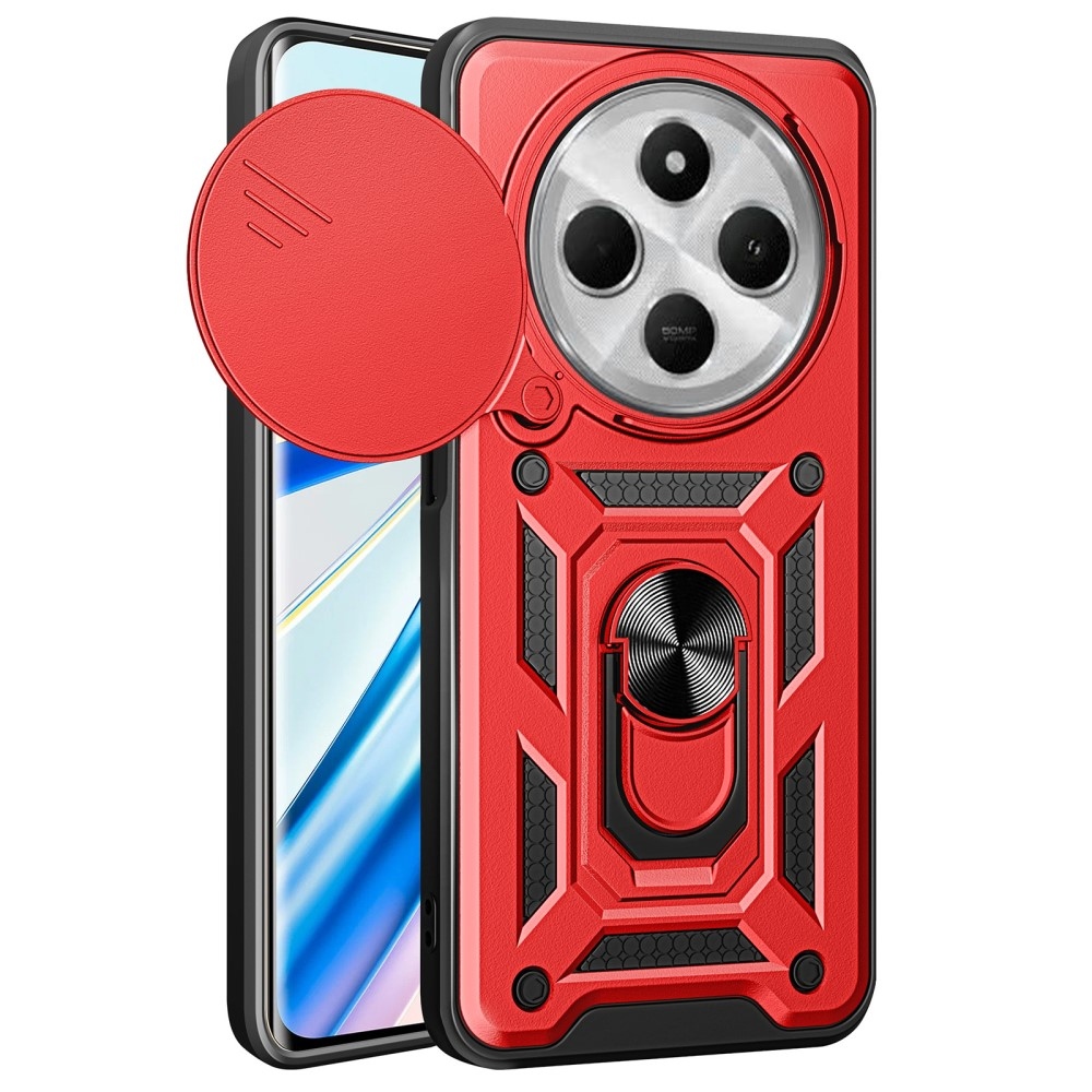 Csúszásálló borítás Xiaomi Redmi 14C/Poco C75-hez - piros
