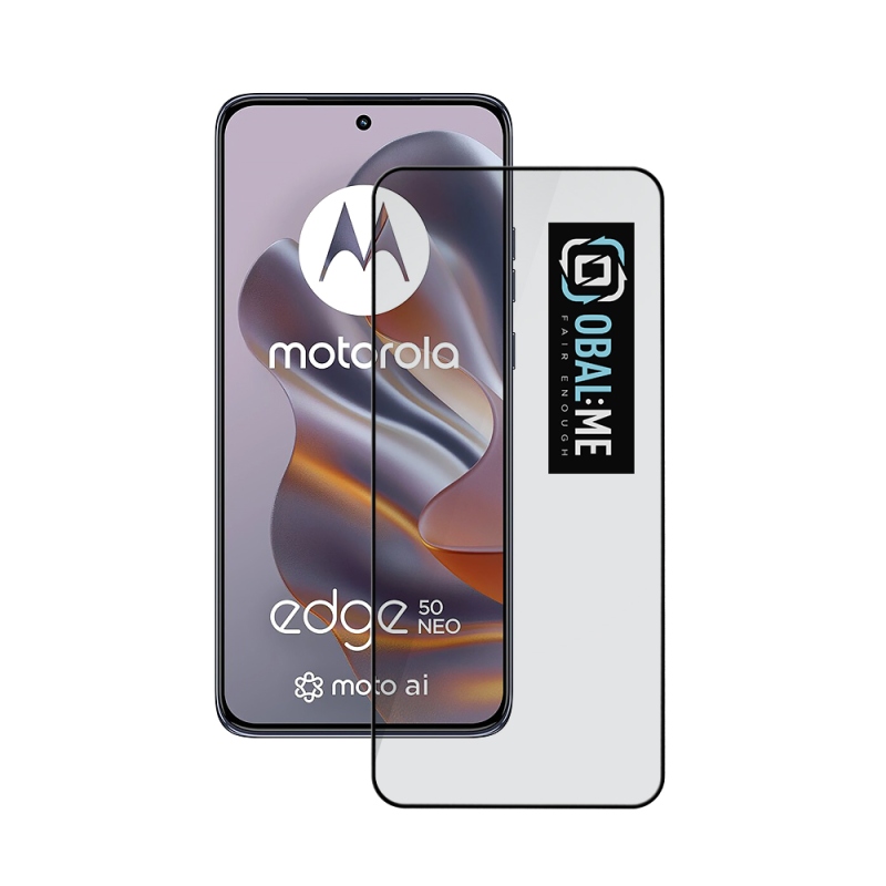CSOMAG:ME 5D edzett üveg Motorola Edge 50 Neo fekete színhez