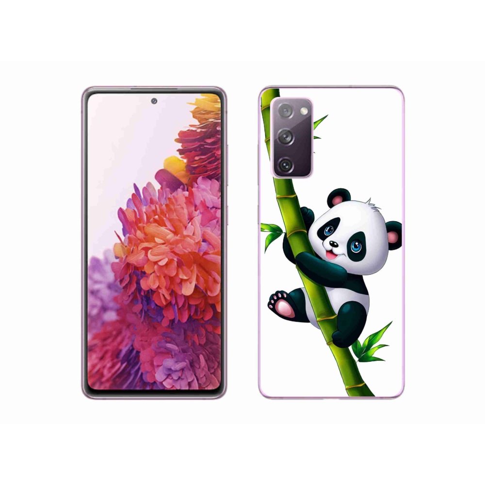 Zselés borítás mmCase Samsung Galaxy S20 FE készülékhez - bambusz pandával