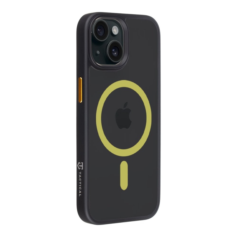 Tactical MagForce Hyperstealth 2.0 borító iPhone 15-hez Fekete/sárga