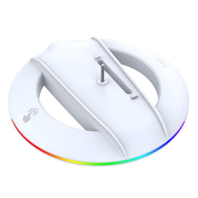 iPega P5S025S Függőleges állvány RGB-vel a PS5 Slim fehérhez