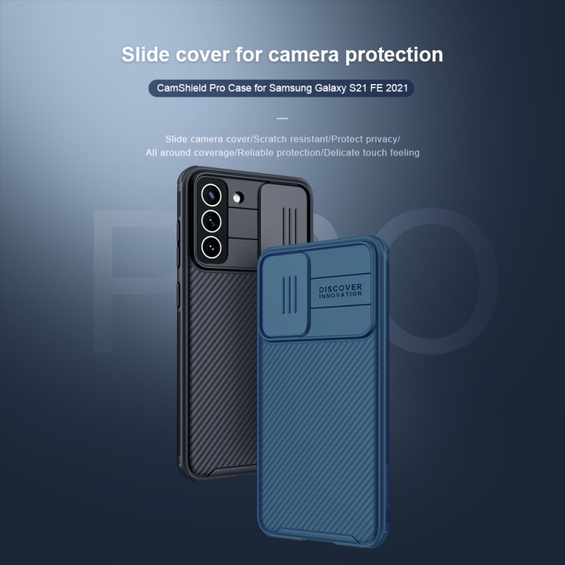 Nillkin CamShield PRO hátlap Samsung Galaxy S21 FE 5G fekete