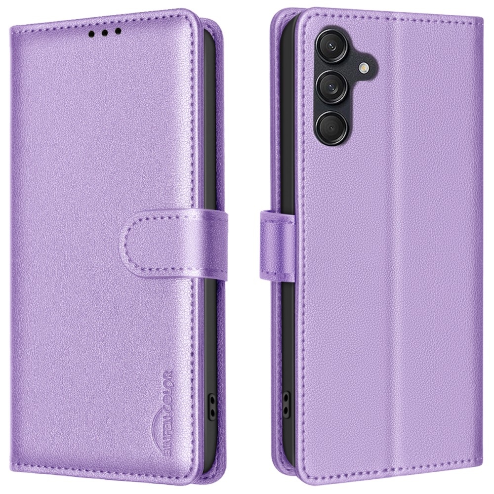 BINFEN könyvtáska Samsung Galaxy A36 5G - lila