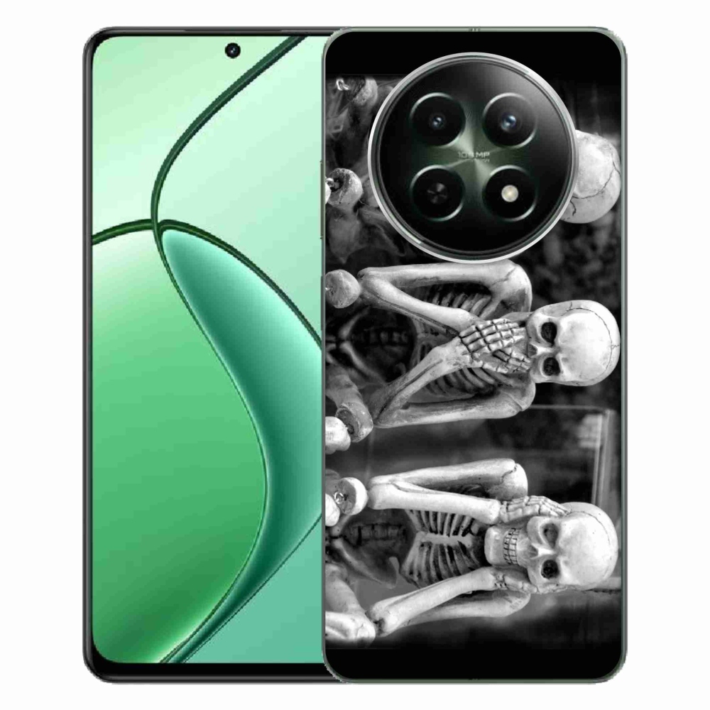 Gél borító mmCase a Realme 12 5G/12x 5G - csontvázakhoz
