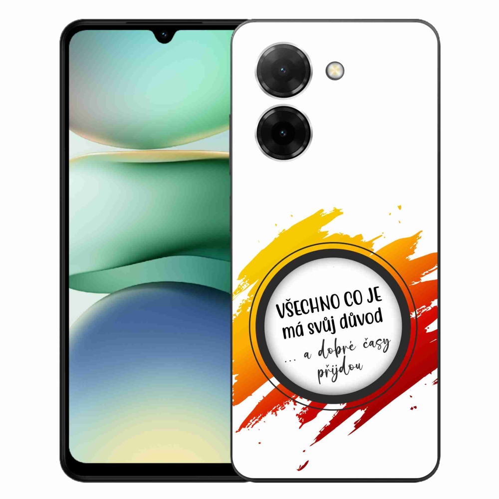 Gél borítás mmCase a Xiaomi Redmi A5 (171.7x77.8x8.3mm) - idézet 3 fehér háttérrel