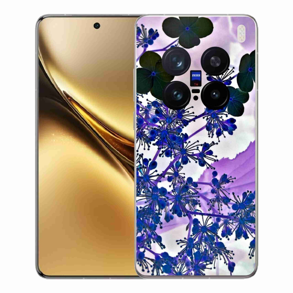 Zselés borítás mmCase a Vivo X200 Pro 5G készülékhez - hortenzia virág