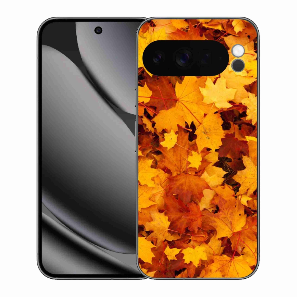 Zselés borítás mmCase a Google Pixel 10 Pro XL-hez - juharlevelek