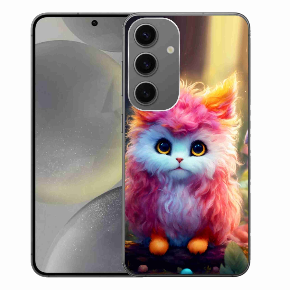 Gél borítás mmCase Samsung Galaxy S24+ készülékhez - aranyos cica 5
