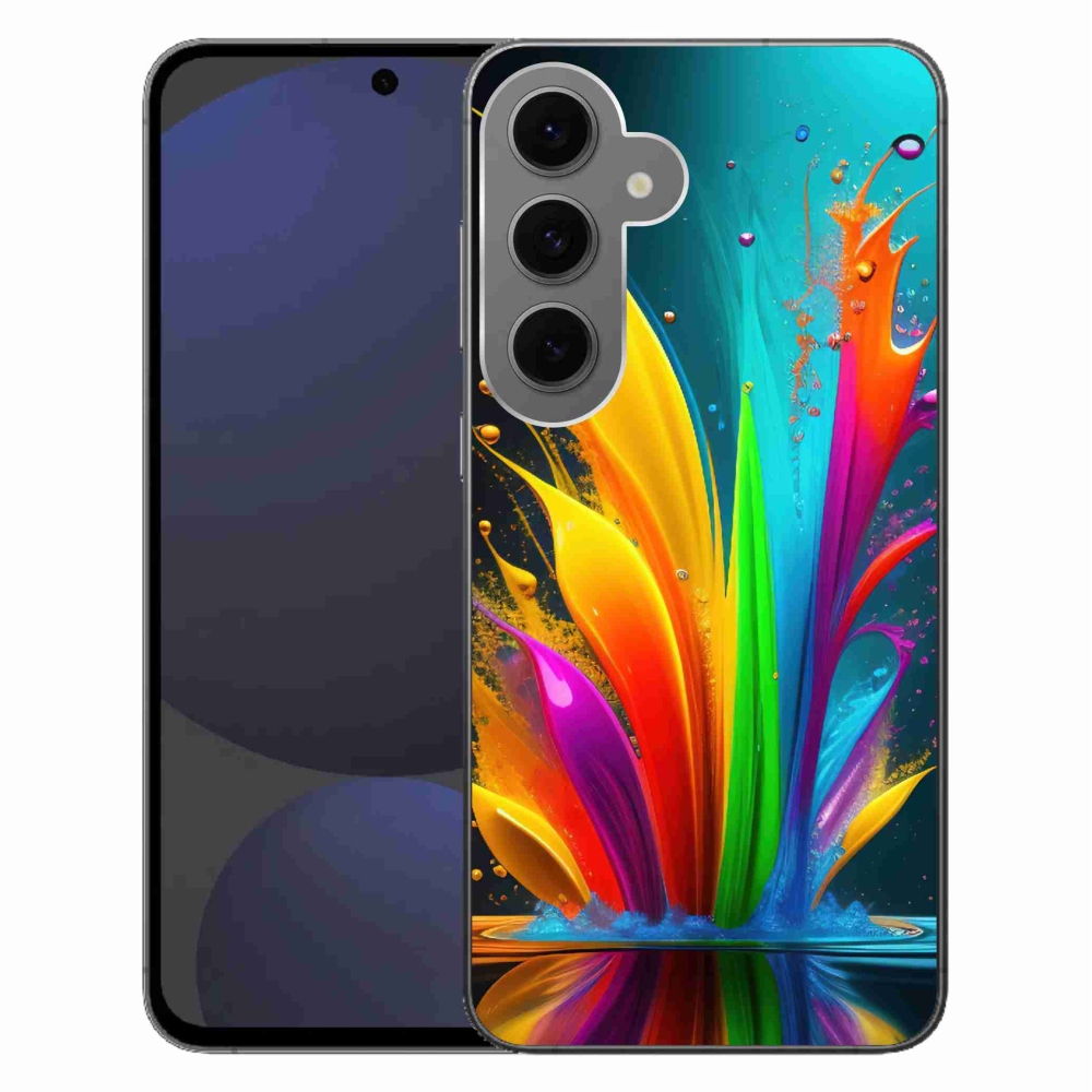 Zselés borítás mmCase Samsung Galaxy S24 FE - absztrakt motívum 1