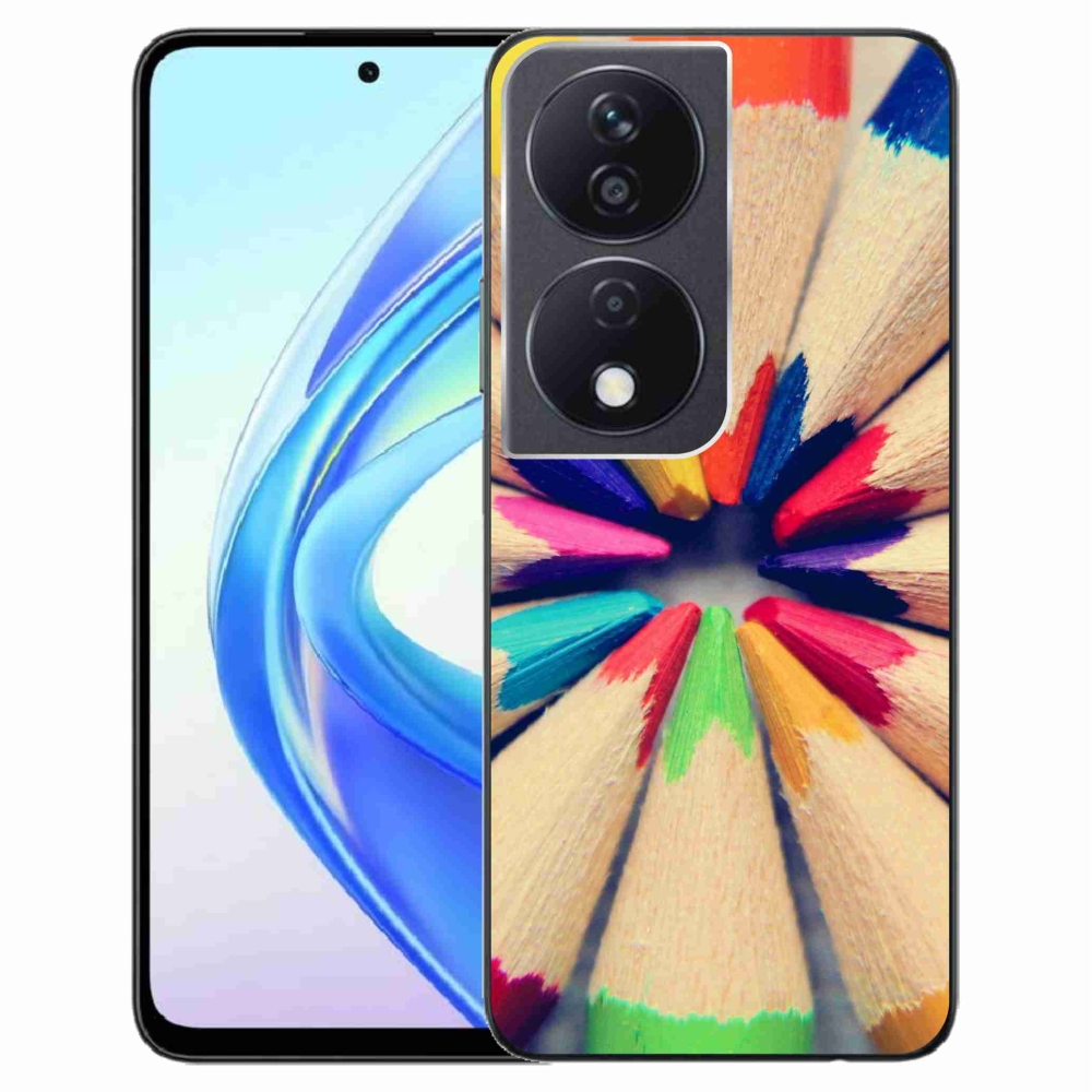 Zselés borító mmCase a Honor X7b/Honor 90 Smart készülékhez - zsírkréták