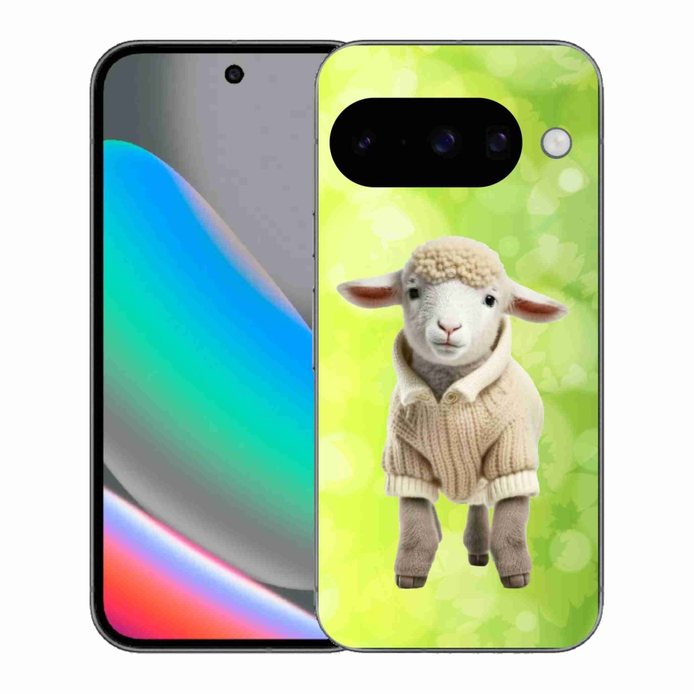 Gél borítás mmCase a Google Pixel 10 számára - bárány pulóverben