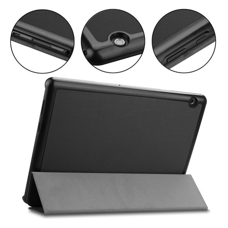 Tactical Book Tri Fold Case for Samsung X200/X205 Galaxy Tab A8 10.5 kék