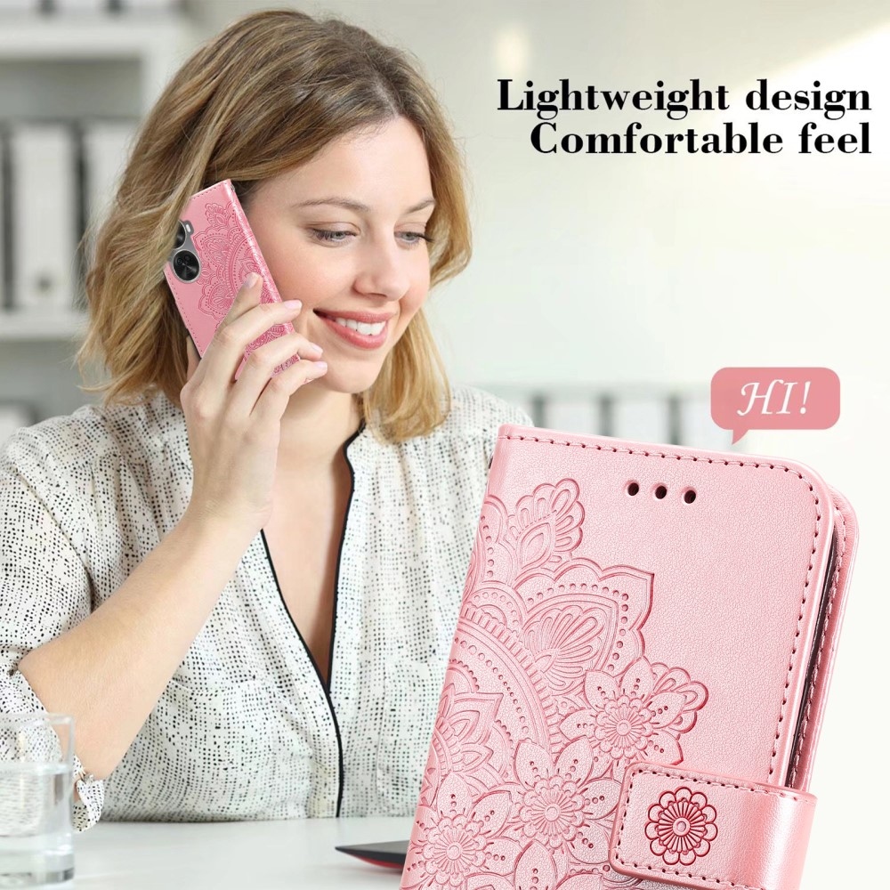 Mandala könyv tok Huawei Nova 12 SE-hez - rózsaszín