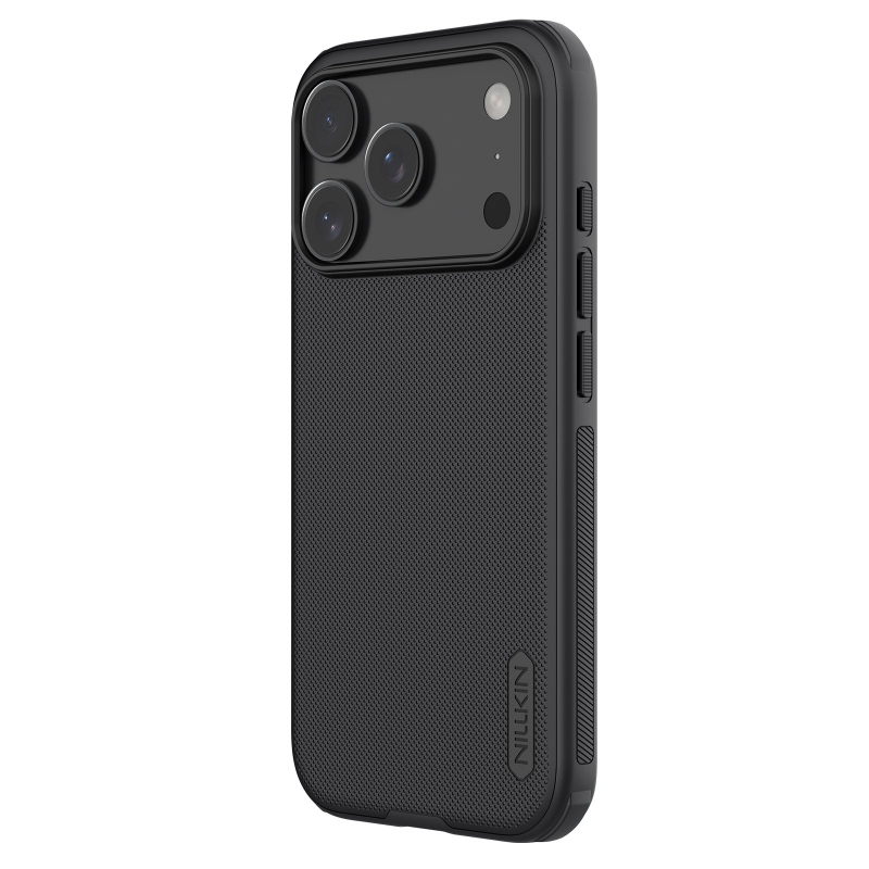 Nillkin Super Frosted PRO hátlap az Apple iPhone 17 Pro készülékhez Fekete