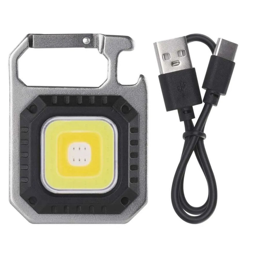 Újratölthető mini LED-es zseblámpa - függőlámpa, 750 lm
