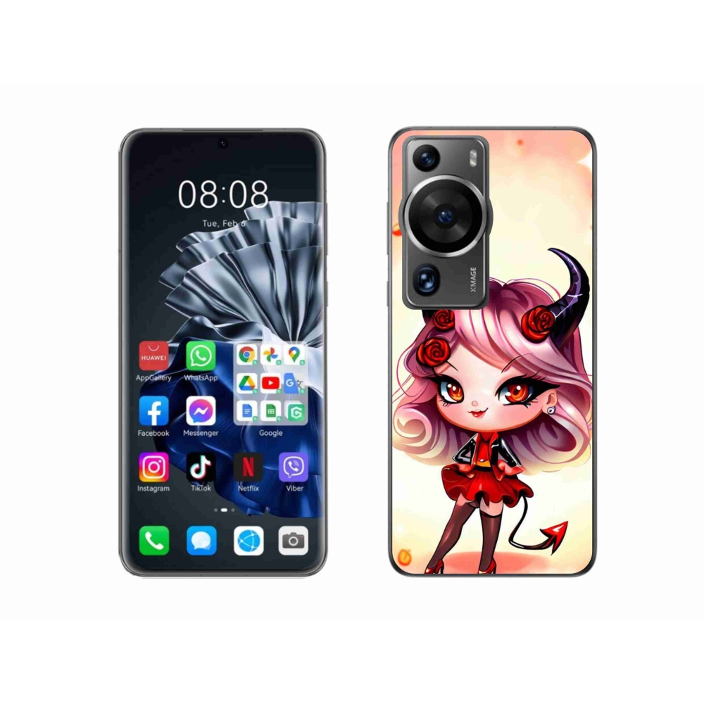 Gél borítás mmCase a Huawei P60 Pro készülékhez - rajzfilmördög