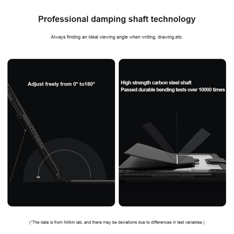 Nillkin Bumper Link billentyűzet tok (háttérvilágításos verzió) iPad Pro 12.9 2020/2021/2022/ Air 13 2024 iPad Pro 12.9 2020/2021/2022/ Air 13 2024 fekete