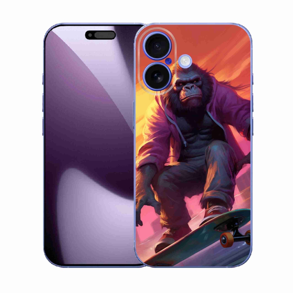 Gél borítás mmCase iPhone 17 készülékhez - gorilla gördeszkán