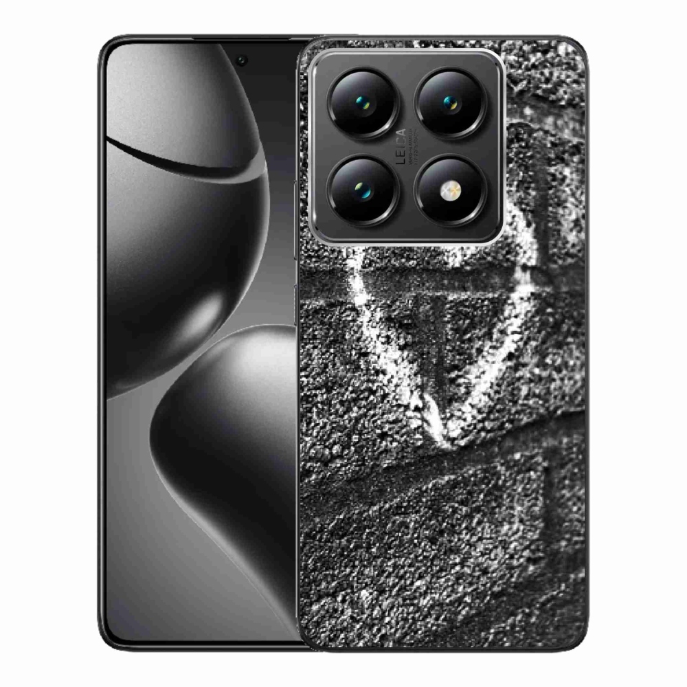 Gél borítás mmCase a Xiaomi 14T Pro számára - szív a falon