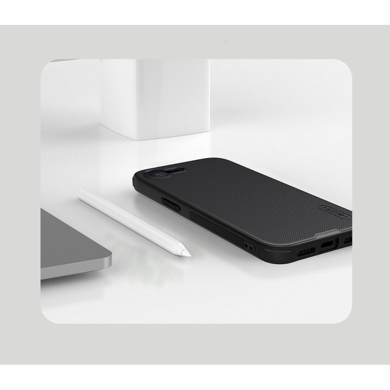 Nillkin Super Frosted PRO hátlap az Apple iPhone 16e készülékhez Fekete