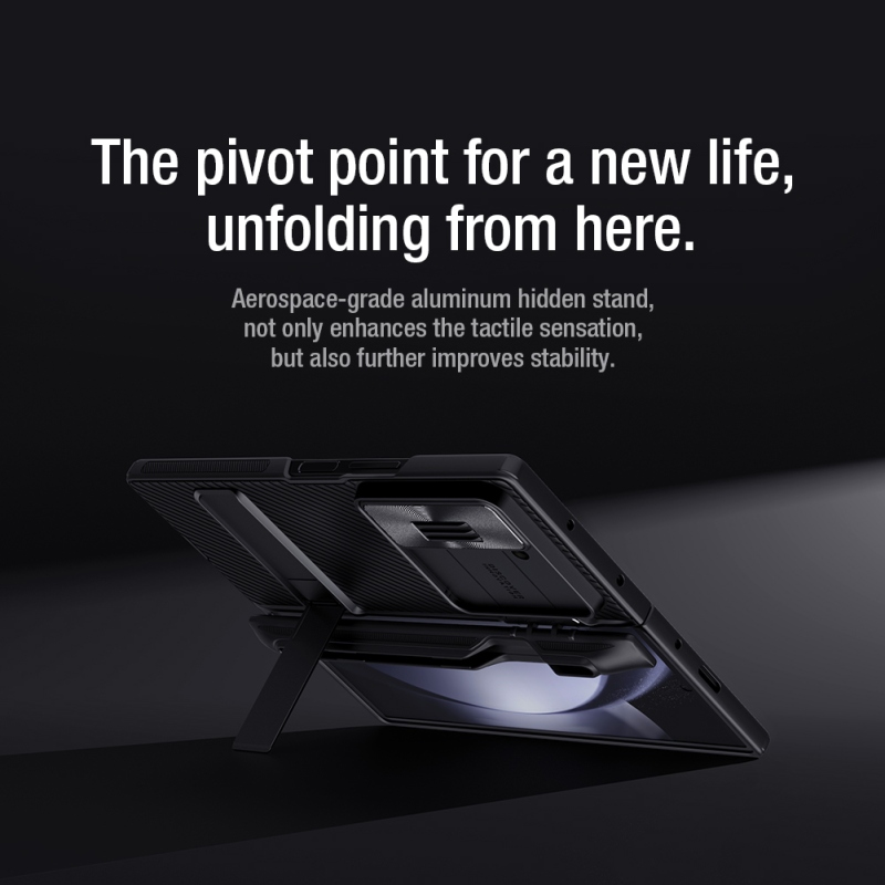 Nillkin CamShield FOLD Slot+Stand Back Cover for Samsung Galaxy Z Fold 6 Fekete fekete