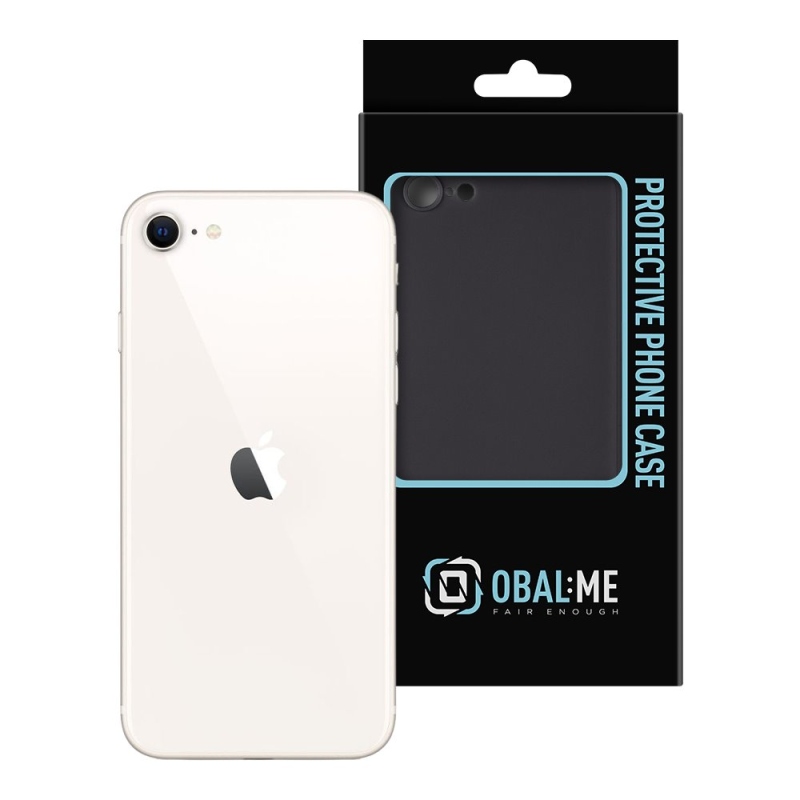 COVER:ME matt TPU borítás Apple iPhone 7/8/SE2020/SE2022 fekete színű iPhone 7/8/SE2020/SE2022 készülékhez