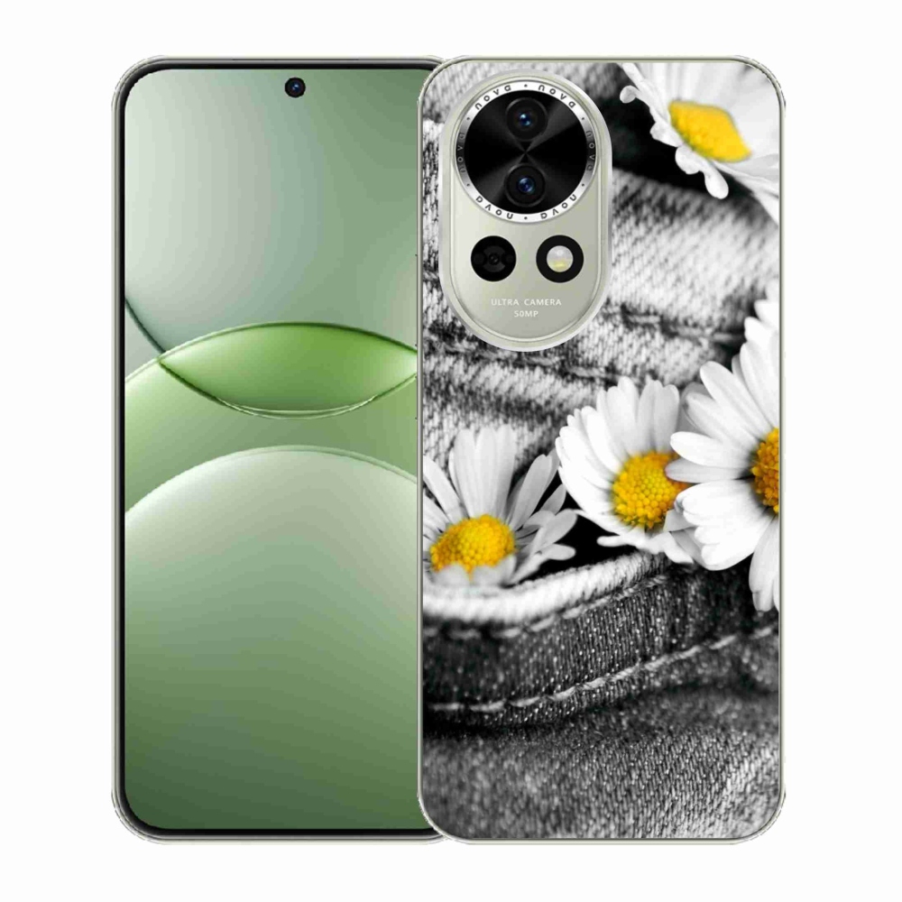 Gél borítás mmCase a Huawei Nova 13 5G készülékhez - margarétás