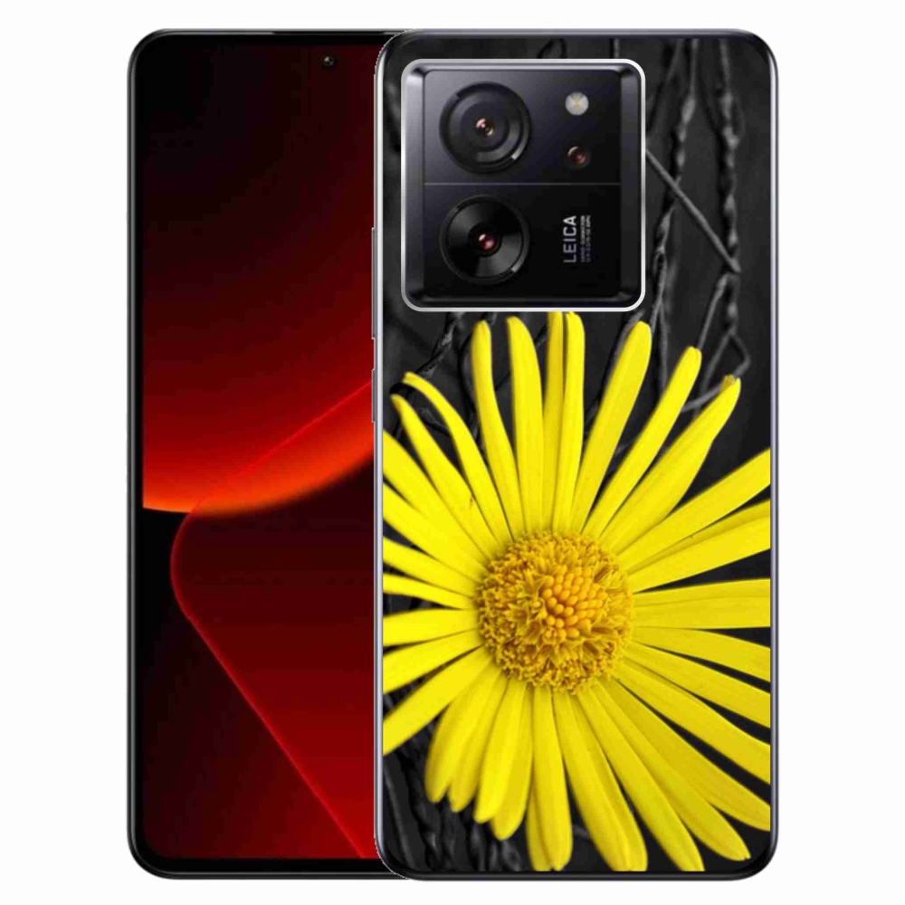 Gél borítás mmCase a Xiaomi 13T/13T Pro készülékhez - sárga virág