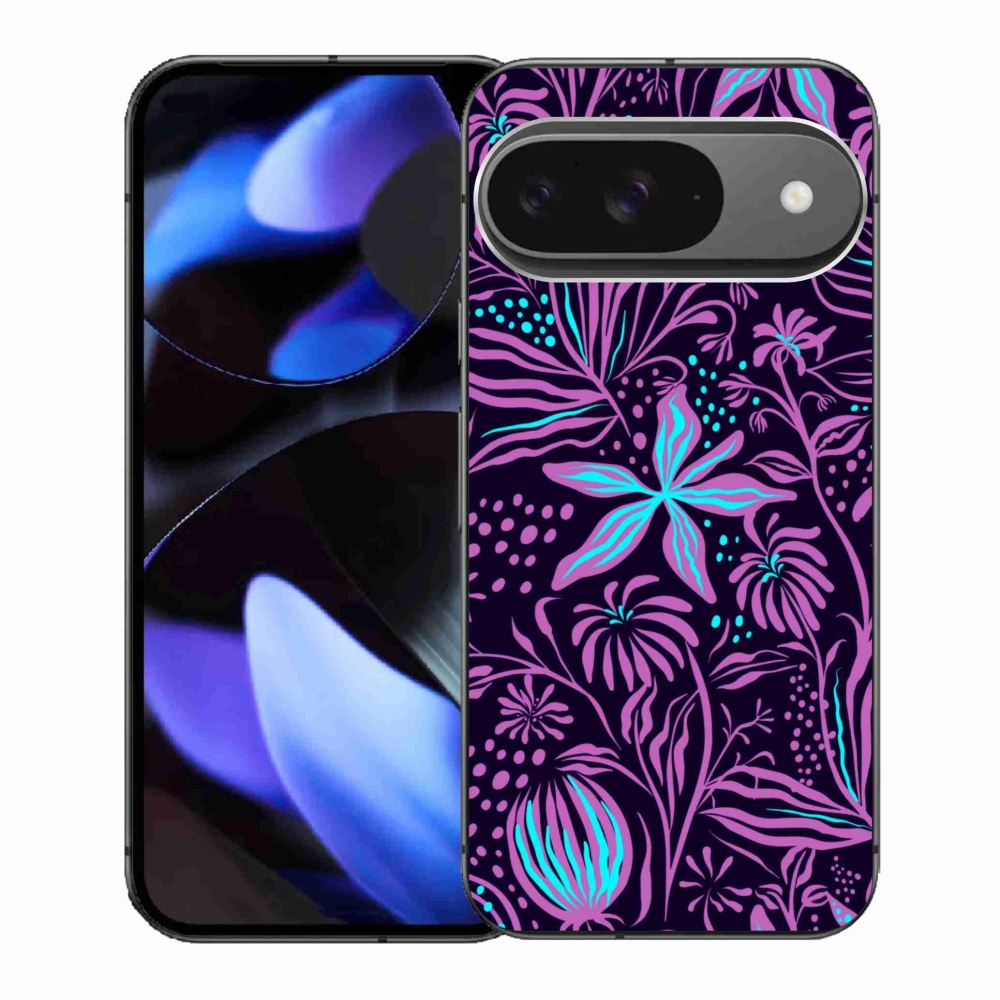 Gél borítás mmCase a Google Pixel 9/9 Pro számára - virágok 2
