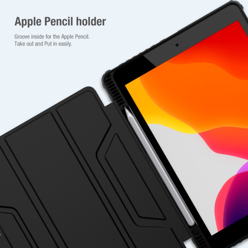 Nillkin Bumper PRO védőállvány tok iPad 10.2 2019/2020/2021 fekete