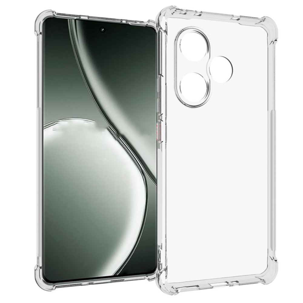 Gél tok megerősített sarkokkal a Realme GT 6 5G/GT 6T 5G készülékhez - átlátszó