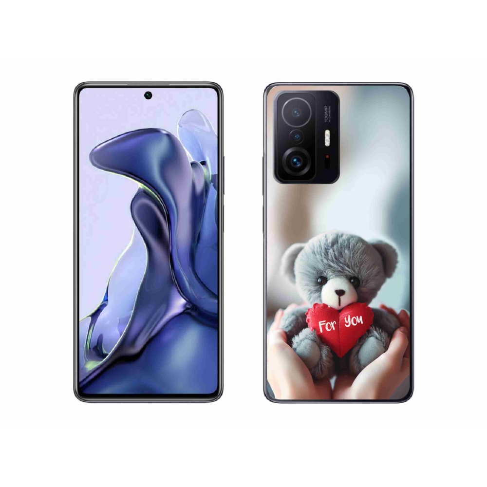 Gél borítás mmCase a Xiaomi 11T-hez - mackó a szerelmesek számára