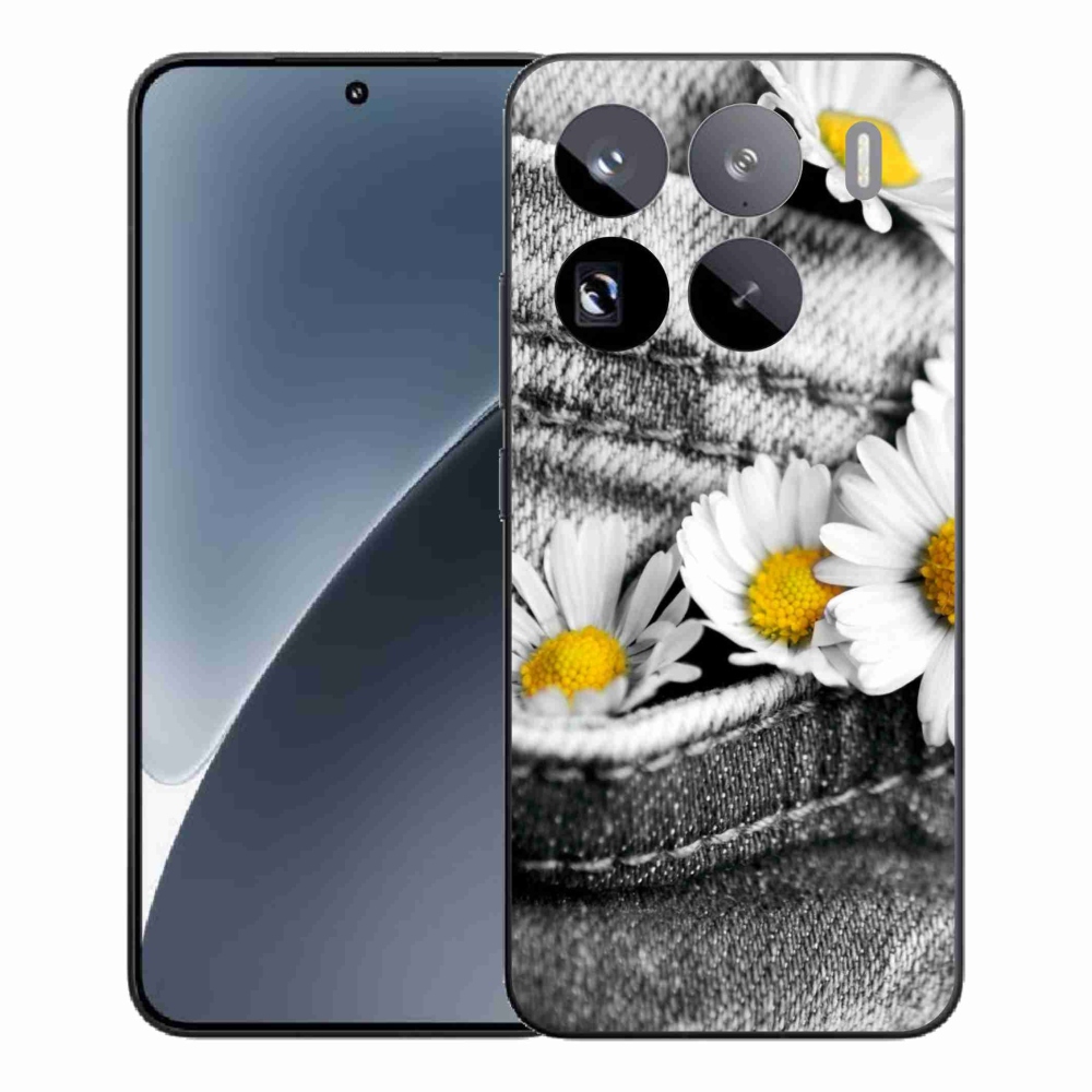 Gél borítás mmCase a Xiaomi 15 Pro-hoz - százszorszépek