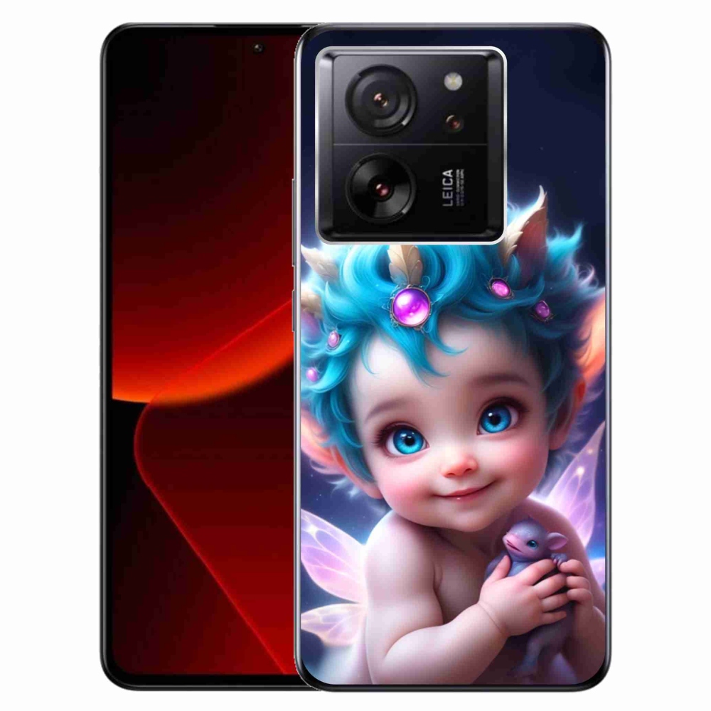 Gél borítás mmCase a Xiaomi 13T/13T Pro számára - baba pillangószárnyakkal