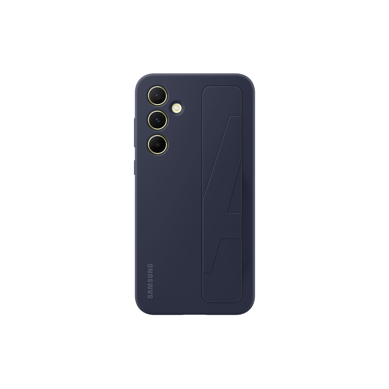 EF-GA556TBE Samsung Standing Grip Cover for Galaxy A55 5G fekete