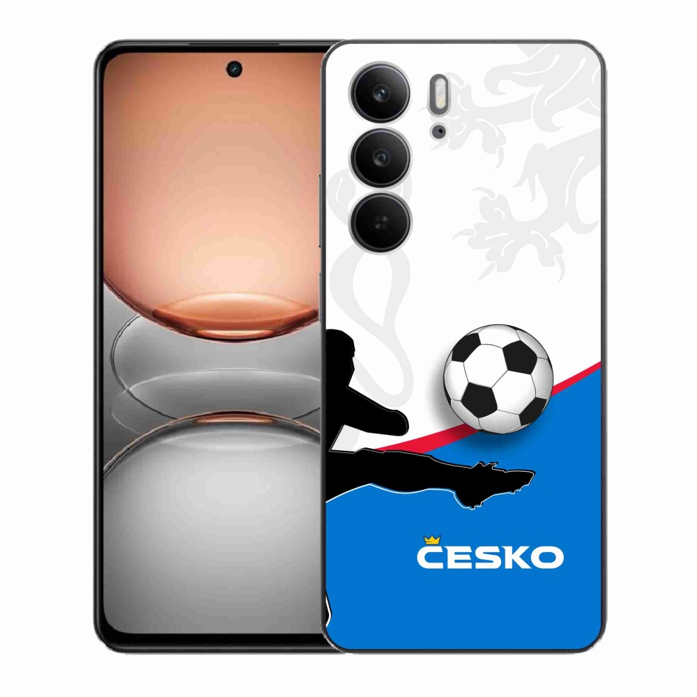 Gél borítás mmCase a Realme C75-hez - futball Csehország 3