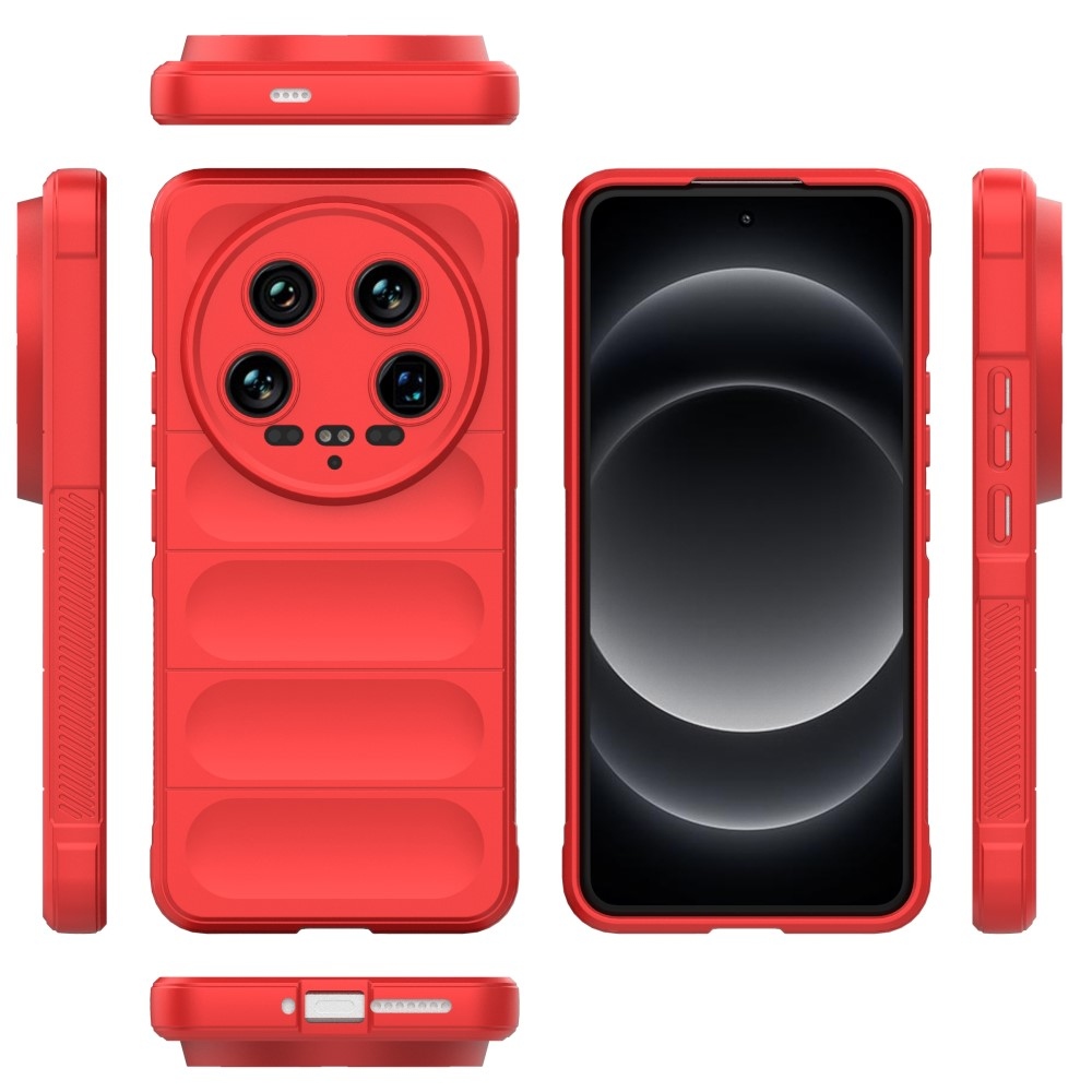 Rugg tartós zselés tok Xiaomi 14 Ultra - piros