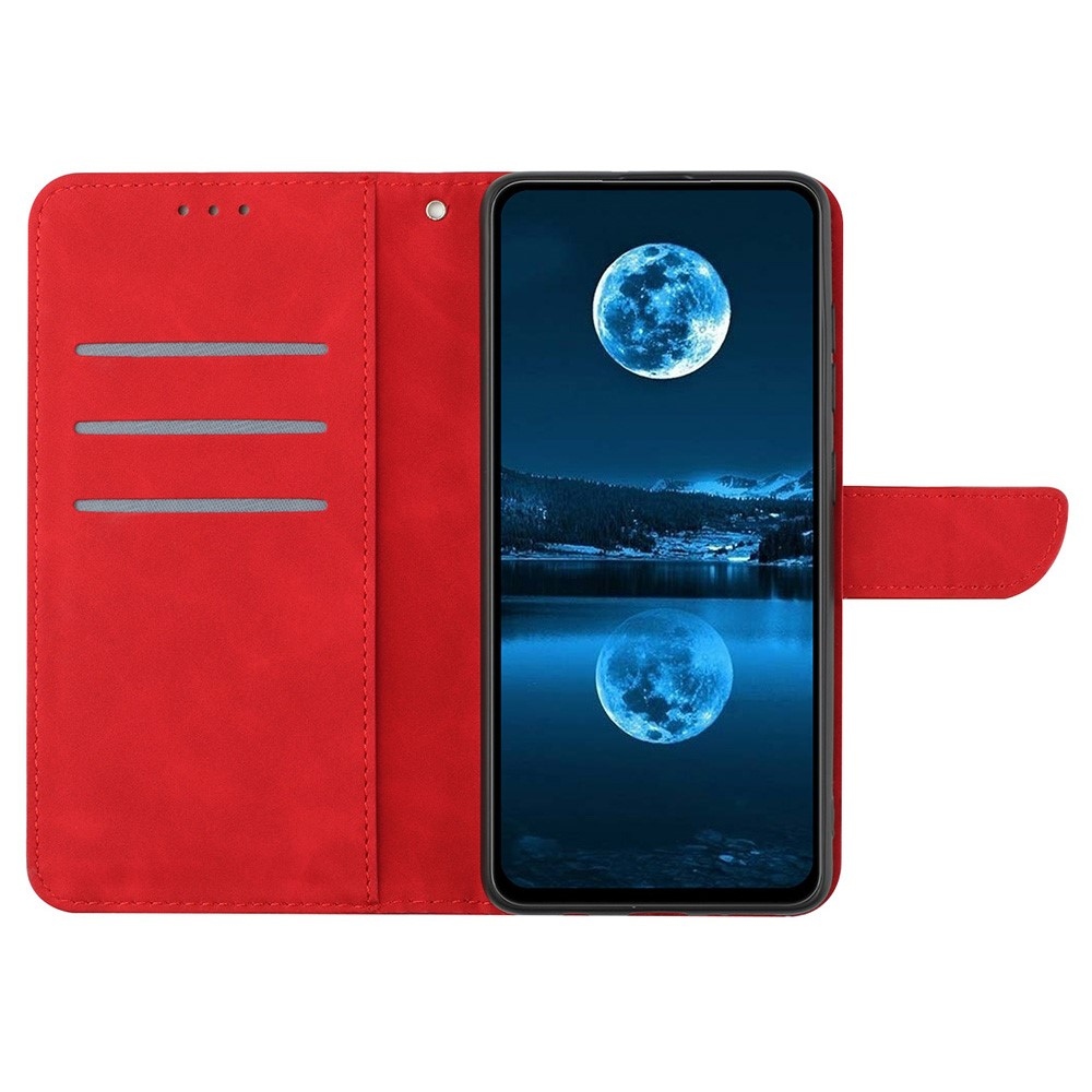 Linesy könyv tok Xiaomi Redmi A5 (171.7x77.8x8.3mm) - piros