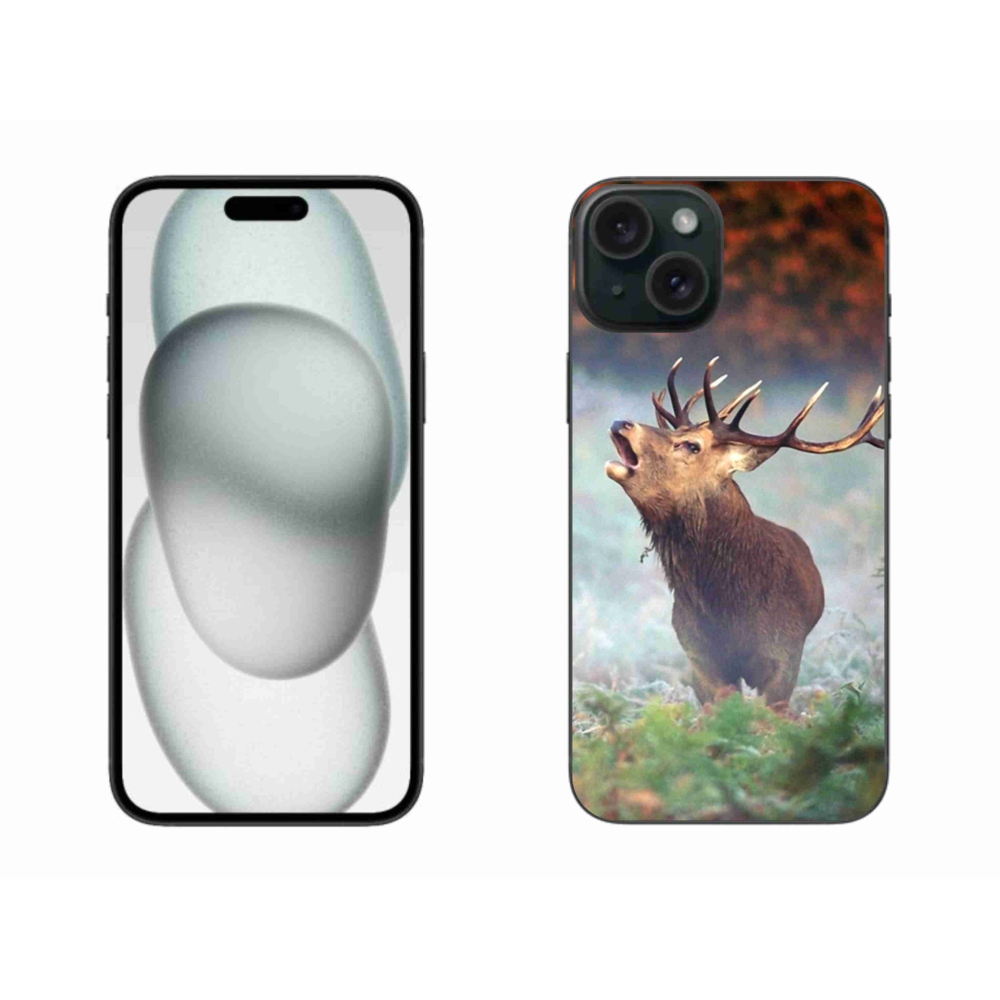 Gél tok mmCase iPhone 15 Plus készülékhez - szarvas 2