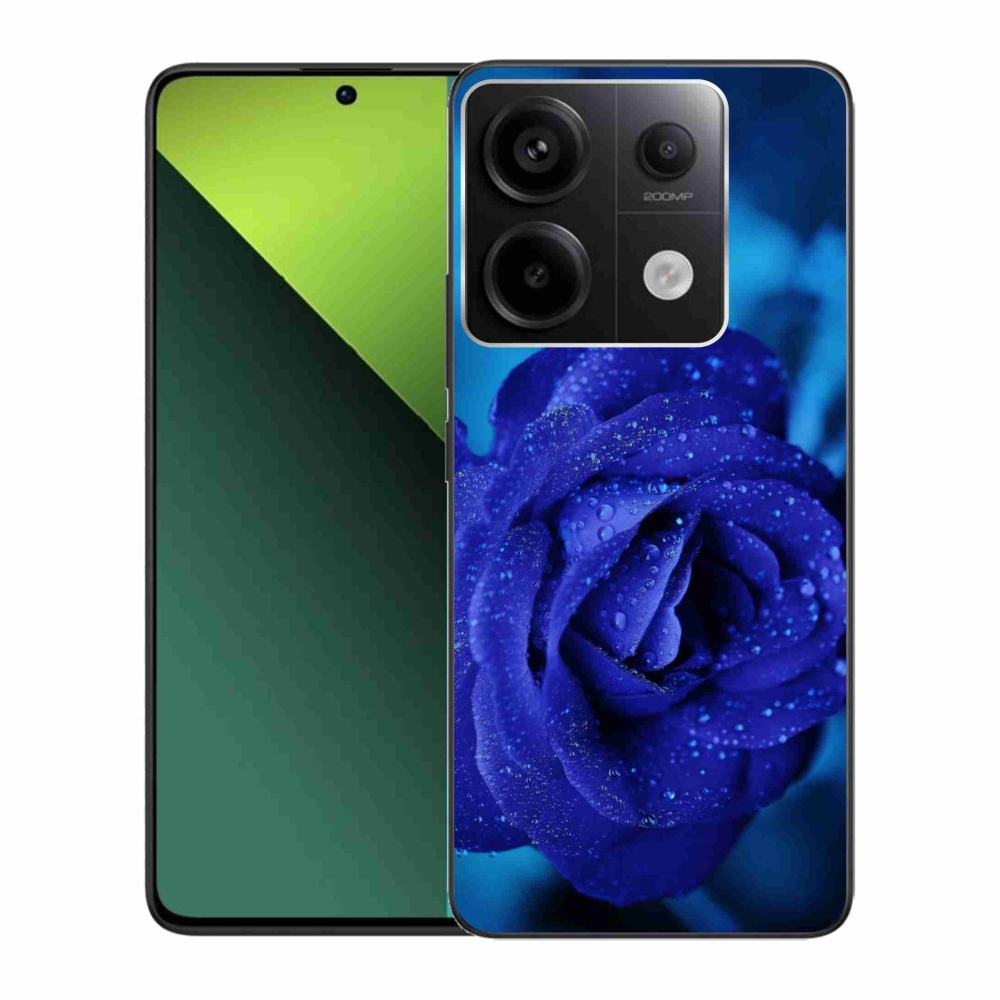 Gél tok mmCase a Xiaomi Redmi Note 13 Pro 5G/Poco X6 5G számára - kék rózsa