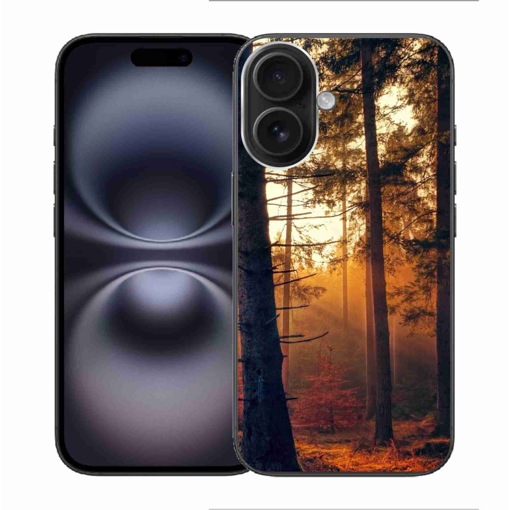 Gél tok mmCase iPhone 16 készülékhez - erdő